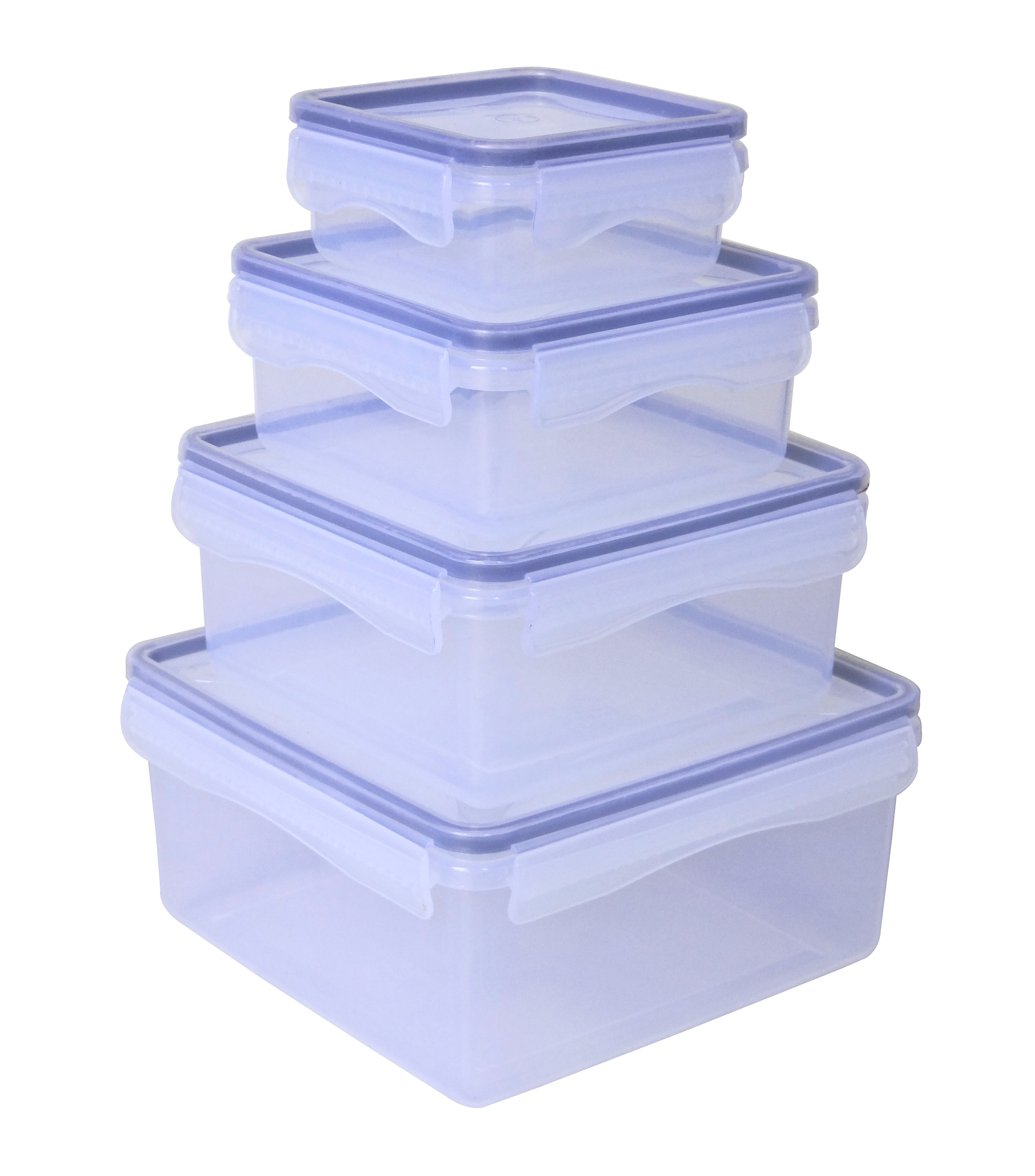 Lot de 4 Boites à clips
